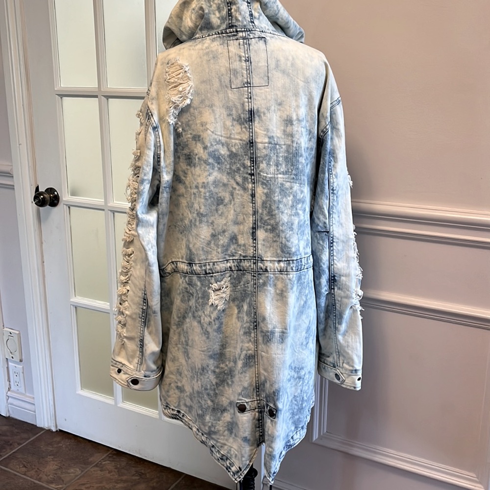 Smoke Rise distressed denim jacket - Picture 6 of 12